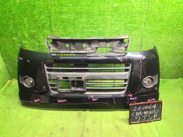 【中古】ワゴンＲ CBA-MH23S フロント　バンパー 71711-70K50-ZJ3 自社品番260064 ZJ3