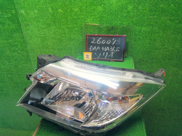 【中古】ソリオ DAA-MA36S 左ヘッドランプASSY 35320-81P00 自社品番260073 ZMV