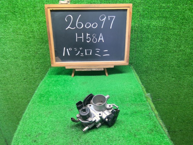 【中古】パジェロミニ ABA-H58A スロットルボディ 1450A003 自社品番260097 X42