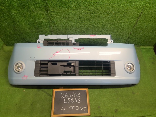 【中古】ムーヴコンテ DBA-L585S フロント バンパー 52119-B2740-J1 自社品番260163 B69