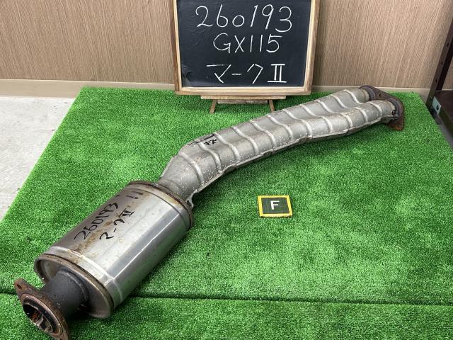 【中古】マーク2 TA-GX115 フロント エキゾーストパイプ マフラー 17410-46650 自社品番260193 065｜くるまの110ばん