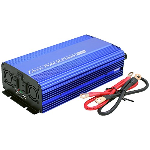 メルテック(meltec) 車載用 インバーター 2way(USB&コンセント) DC12V コンセント2口800W USB2口2.4A 送料無料