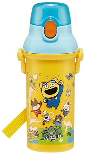 スケーター (skater) 水筒 480ml 宇宙なんちゃら こてつくん 23 子供用 抗菌 プラスチック製 日本製 PSB5SANA 送料無料画像