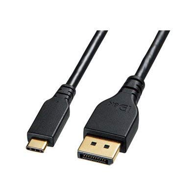 サンワサプライ TypeC-DisplayPort変換ケーブル (双方向)(ブラック・1m) KC-ALCDPR10 送料無料