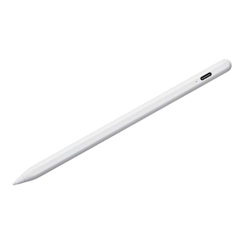 サンワサプライ ハイブリッド充電式極細タッチペン（ホワイト） PDA-PEN58W 送料無料