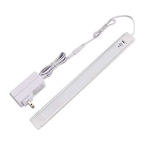 ELPA エルパ LEDバーライト(多目的灯) 30cm 昼光色 明暗人感センサー 角度調節可能 導光板使用でスリムにムラなくしっかり明 送料無料