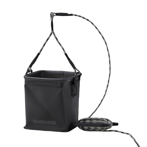 シマノ(SHIMANO) ポケッタブル水汲みバッカン BK-002X ブラック 送料無料