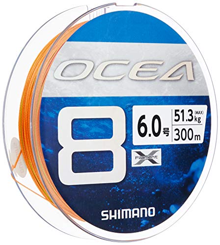シマノ(SHIMANO) ライン オシア8 300m 6.0号 5カラー LD-A71S 釣り糸 送料無料