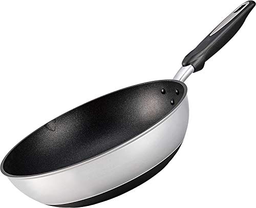 北陸アルミ いため鍋 30cm アルミ IH対応 日本製 全面均一加熱 時短フライパン 丈夫 frying pan made in ja 送料無料