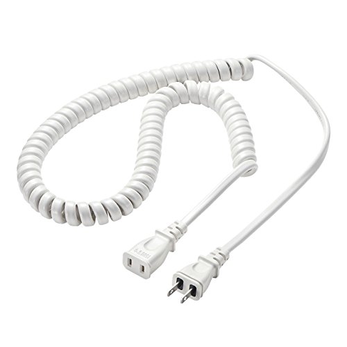 サンワサプライ カール電源延長コード 1m~2m TAP-EXC2 送料無料