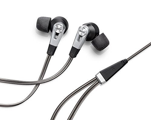 デノン Denon AH-C820 カナル型イヤホン ハイレゾ音源対応/デュアルドライバー ブラック AH-C820-BK 送料無料
