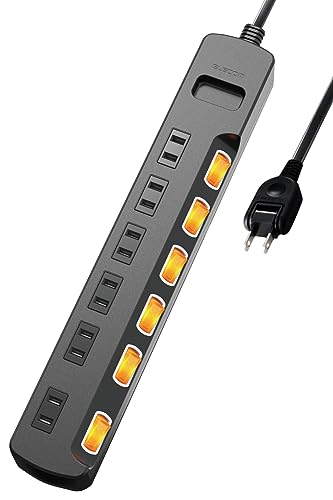 楽天市場】サンワサプライ 電源タップ 3P・6個口 5m TAP-36MG-5 送料