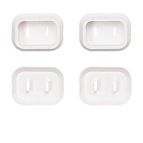 サンワサプライ プラグ安全カバー 2Pプラグ対応 ホワイト 100個入 TAP-PSC1N100 送料無料