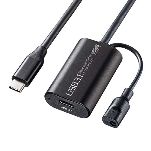 サンワサプライ(Sanwa Supply) 5m延長USB3.1 Type C-Type Cアクティブリピーターケーブル KB-USB- 送料無料