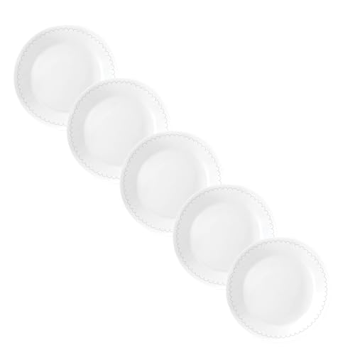パール金属 CORELLE コレール プレート 皿 外径17cm 割れにくい 軽量 カスピアンレース 小皿 J106-CPL 5枚セット 送料無料