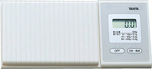 タニタ 規摸 はかり 持ちはこび 日本製 100g 0.1gユニット ポケッタブルスケール 1476 WH 貨物輸送無料
