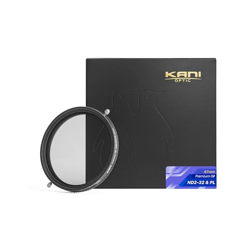 KANI 67mm 可変NDフィルター ZeroSharpシリーズ ND2-32+PL 減光効果最大5絞り分 多用途フィルター 色再現性 送料無料