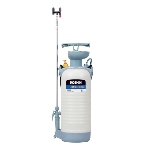工進(KOSHIN) 蓄圧式 噴霧器 貯蔵タンク 7L 旦那オート HS-707W 伸縮 4段 ノズル 噴口 2個 W弁 防除 消 貨物輸送無料