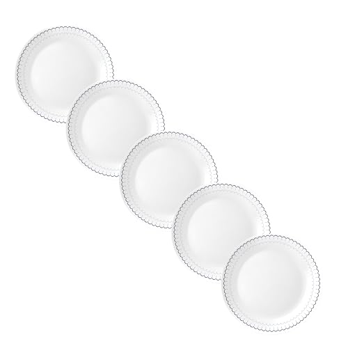 パール金属 CORELLE コレール 一皿 皿 外径26珊 割れにくい 軽さ カスピアンレース お皿 J110-CPL 5枚書き割り 貨物輸送無料