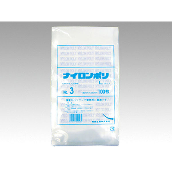 【ケース販売】ナイロンポリ　新Ｌﾀｲﾌﾟ　NO.3（13-23）　4000枚