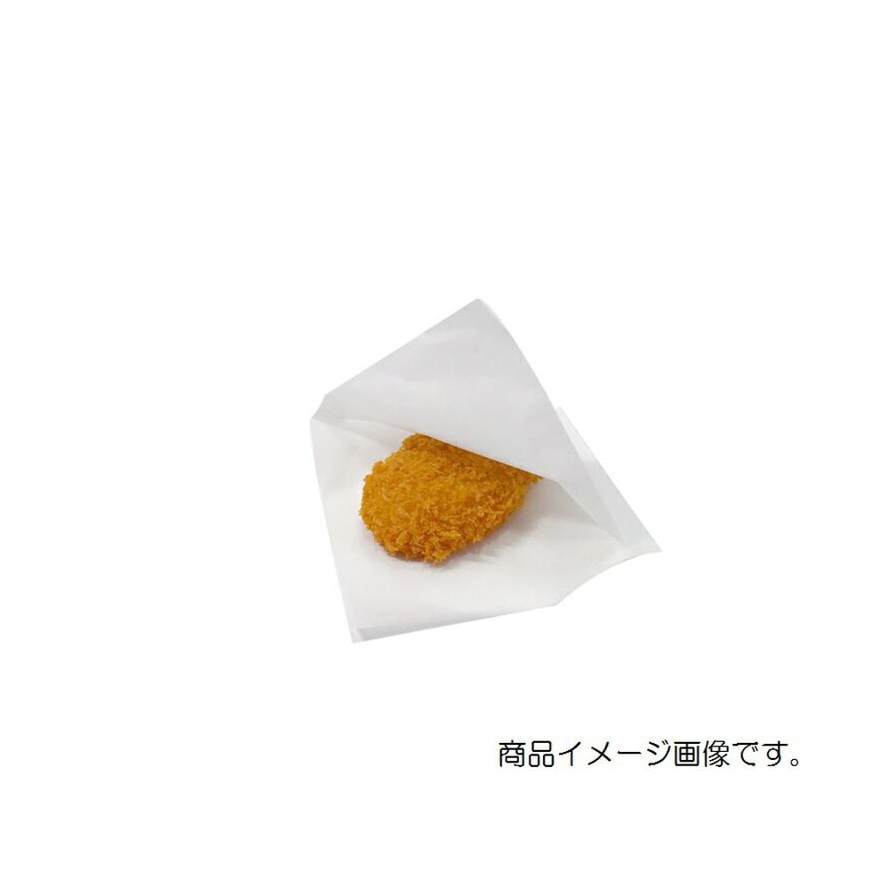 バーガー袋 No.15 無地 150×152mm 4000枚／ケース【0561525】 【楽天