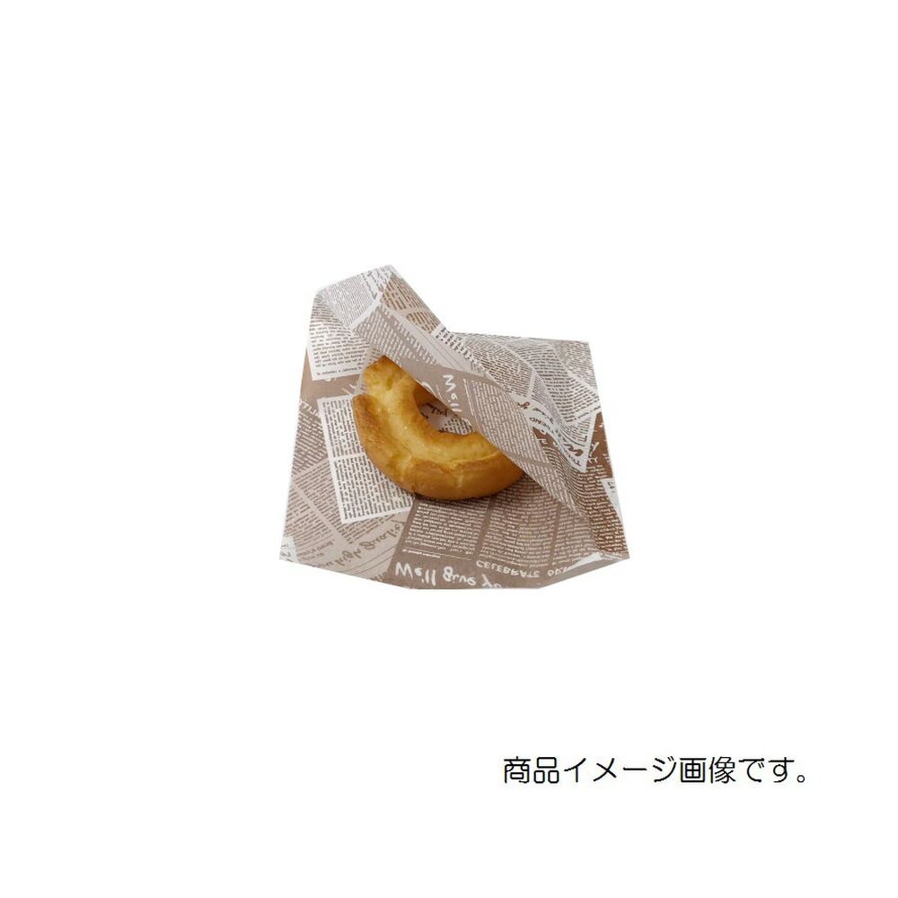 【入れもの売りわたす】ハンバーガー袋 NO.１５ 個条書 4000枚 巾150×長さ152粍【お役目用 バーガー袋、カレー食麺麭袋 食麺麭袋 字母】