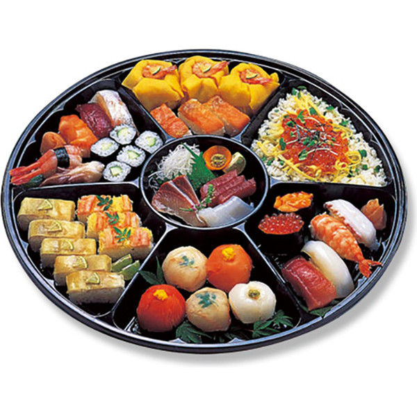 楽天市場】KS−660黒渋金 嵌合蓋セット 10入 オードブル容器