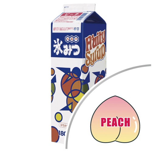 ハニー 業務用 氷みつ ピーチ 1.8リットル 8本入