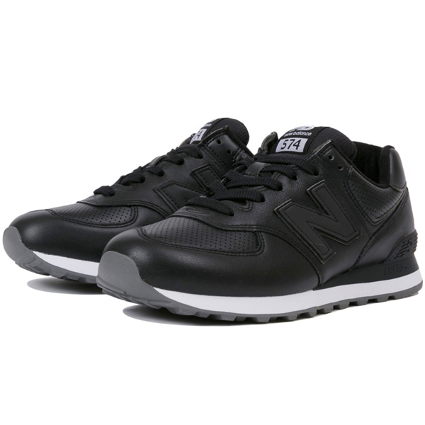 楽天市場 New Balance ニューバランス Ml574 Snr レディース メンズ スニーカー カジュアルシューズ パンチング レザー 黒 ブラック Sato Shoes Studio