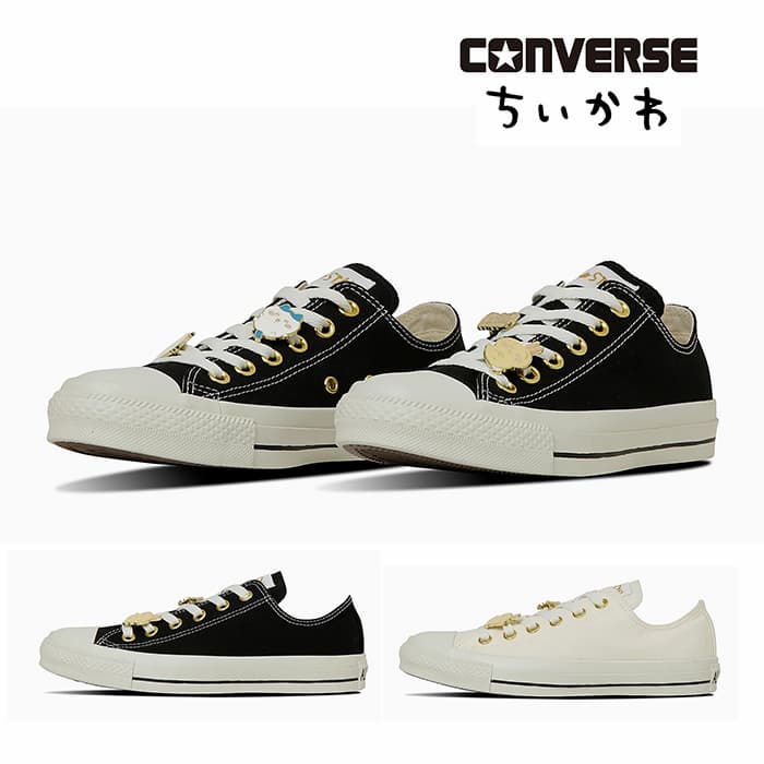 CONVERSE コンバース オールスター GD ローカット ちいかわ ALL STAR GD OX CHIIKAWA レディース スニーカー コラボ メタルチャーム 31315230 31315231