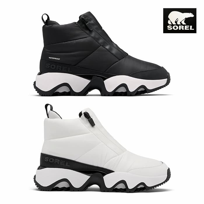 SOREL ソレル キネティックインパクト パフィージップウォータープルーフ KINETIC IMPACT PUFFY ZIP WP レディース ブーツ ウィンターブーツ 防水 NL5044【箱ダメージ有】|SATO SHOES STUDIO