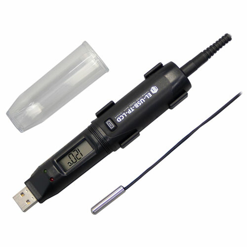 USB気温資料ロガー EL-USB-TP-LCD (サーミスタセンサー / ソフトウエア付き添い人)【Lascar】日本定め事代わりになる店
