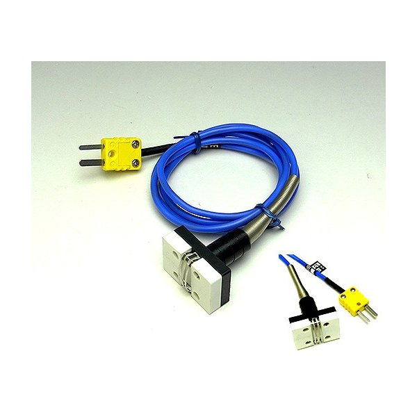 マグネット付K熱電対温度センサ TS-53MGK 過熱使用限度250℃ 磁石式K熱電対 ミニプラグ ケーブル長さ約1m｜測定器専門の佐藤商事　店