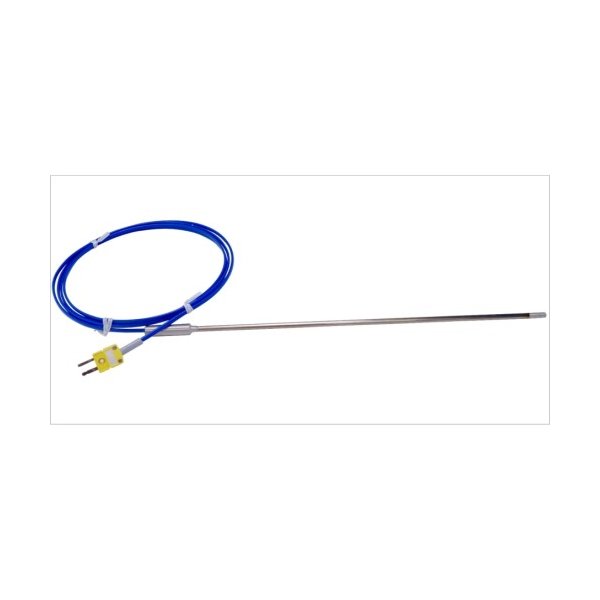 φ3.2シースK熱電対 シース200mm Y端子M3 TJK-LN3202GY3 ガラスリード線2m 常用限度温度750℃ 国産