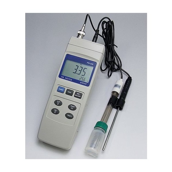サトテック pH計/熱度計 PH-208 (PE-03K7付)