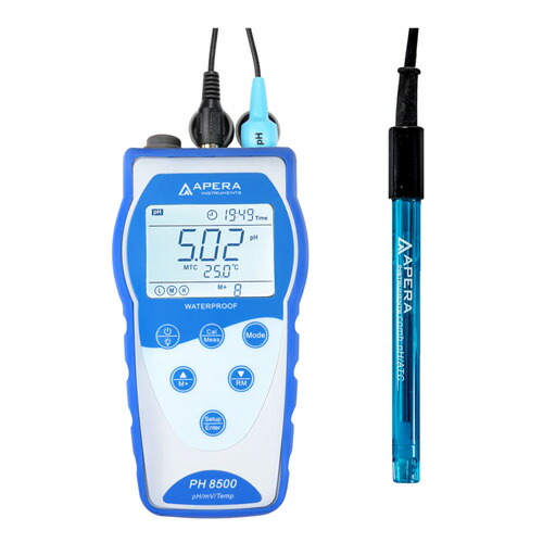 APERA アペラ 高性能印字機 携帯型pH計（pH/ORP/℃） PH8500 知見保護すること能力のある DIY・工具-その他-花・ガーデン・DIY