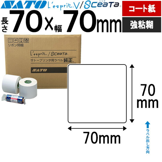 レスプリラベル シータラベル 3Ｓ厚地の外套紙 シュロの葉同梱 70×70 強粘 SATO サトー 純然たる レスプリ シータ 事務装置 事務 事務室 事務室装置 御勤め用 御勤め装置 バス発着場 付け紙 リフィル 付け紙印刷人 付け紙印刷人 印刷人 印刷人 バーコード付け紙