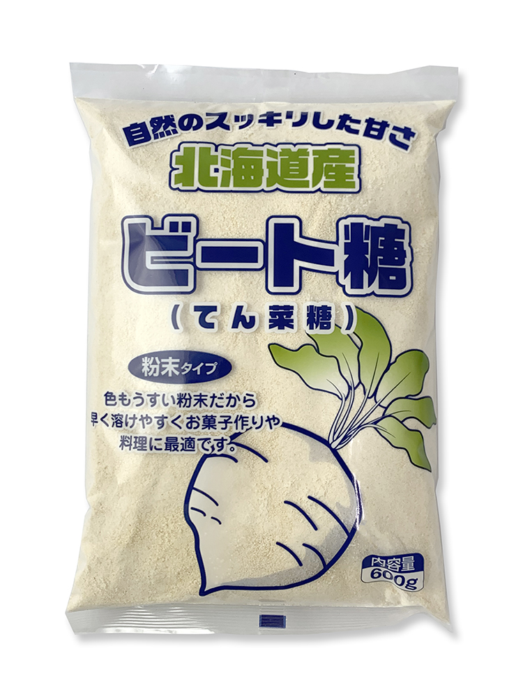 山口製糖株式会社　ビート糖（粉末タイプ）６００Ｇ　てん菜含蜜糖 10個入