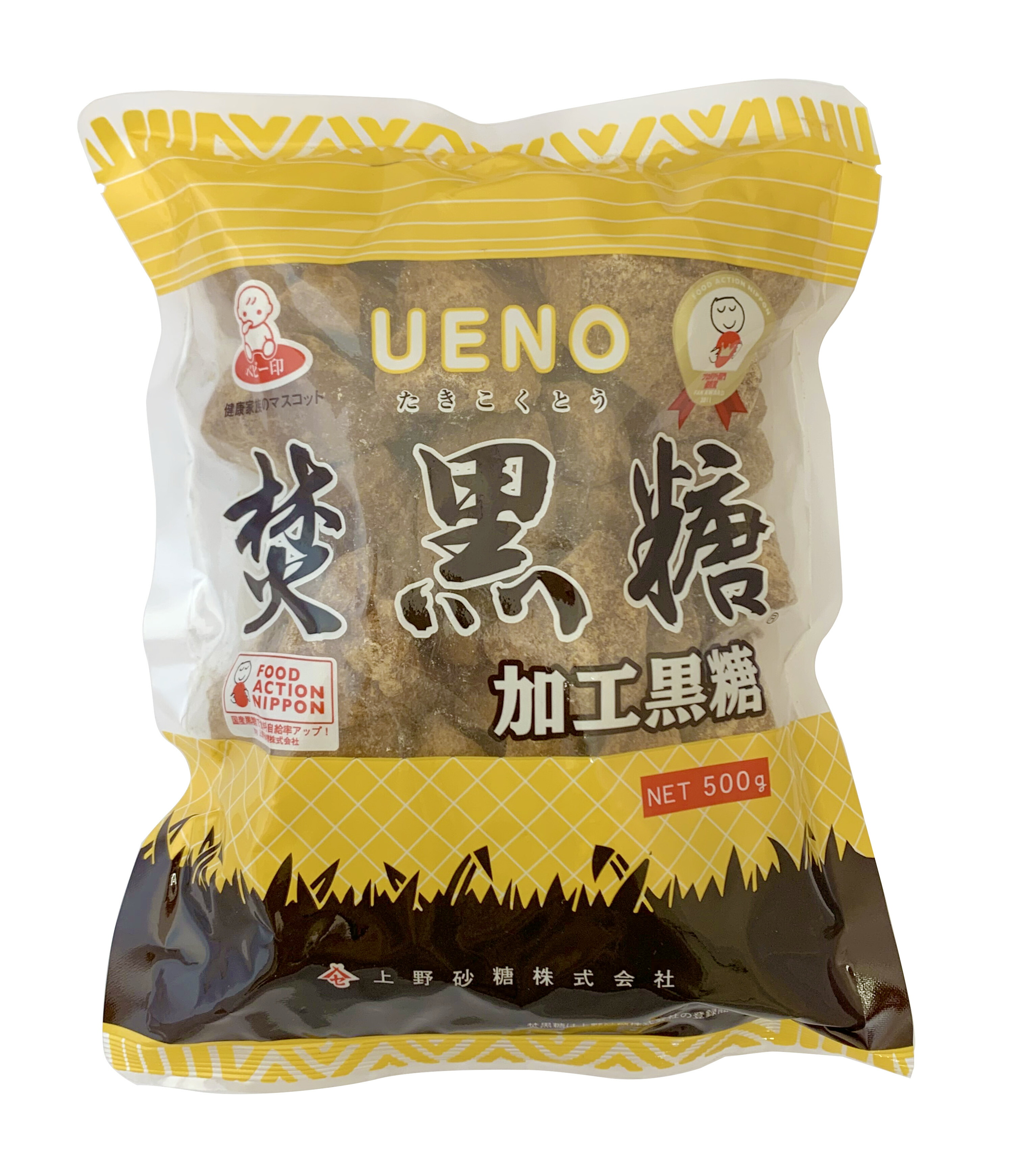 上野　焚黒糖（粉末）　1ケース　500g×20袋 Amazon.co.jp: 上野砂糖 焚黒糖（粉状加工黒糖） 500g ×20個