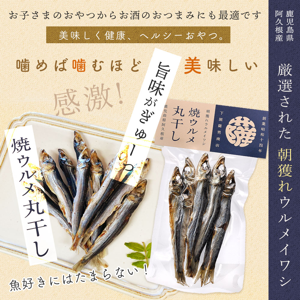 市場 送料無料 ウルメ 焼ウルメ焼きびなご いわし きびなご おつまみ キビナゴ おやつ