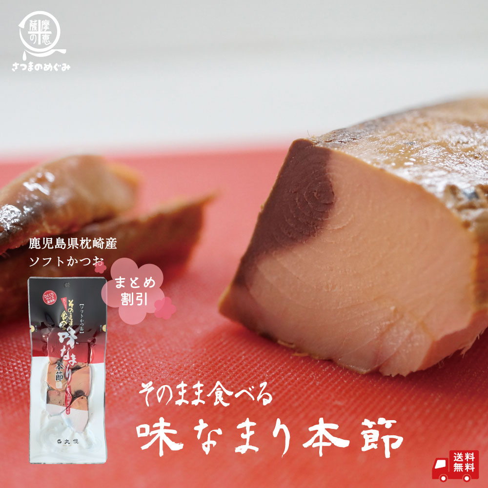 ＼まとめ割／ そのまま食べる味なまり 本節 カツオ 鰹 送料無料 お取り寄せ 鰹節 無添加 健康 枕崎 国産 そのまま食べる  なまり お得 一口サイズ かつおぶし  おやつ 九州産 グルメ食品 まとめ割 おつまみ まとめ割