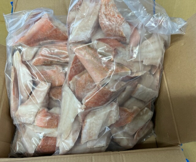 骨なし赤魚（あかうお）切り身　５０ｇ120切入1ケース　【送料無料・業務用・骨なし魚・冷凍便発送】※他の商品との同梱はできません。<BR>