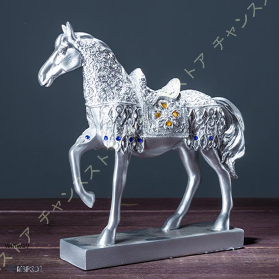 楽天市場】馬 置物 ホースヘッド オブジェ シルバー 完成品 インテリア