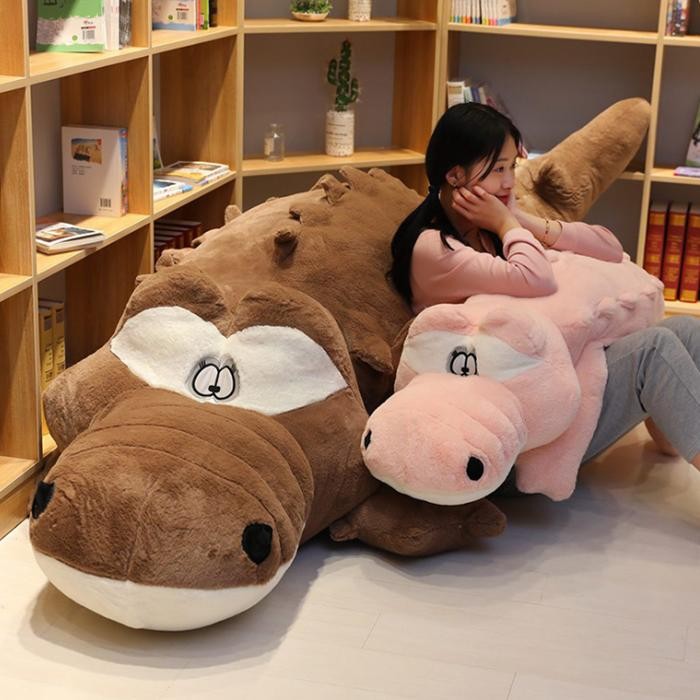 【百貨店SALE】ぬいぐるみ 鰐 ワニ ビッグ大きさ 途轍も無い 特大 毛の荒物 差し上げ物 抱き枕 室内装飾 バレンタインデー お生まれ落ちる日 お上さん カワイイ 意中の女 赤ちゃん クリスマス差し上げ物 230糎