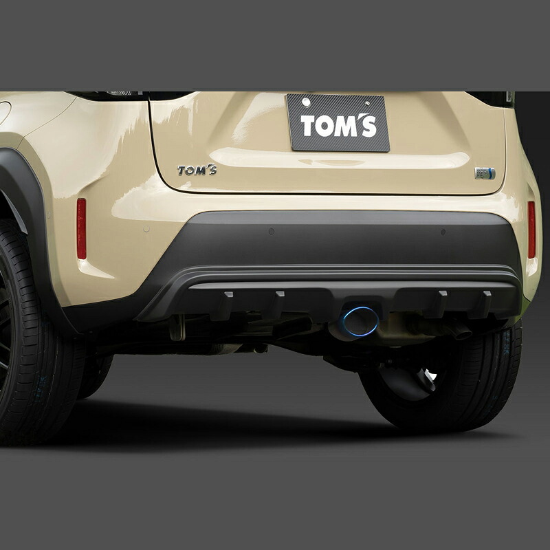 【お取り寄せ商品】TOMS(トムス) リヤアンダースポイラー フラットブラック ヤリスクロス【1#系】