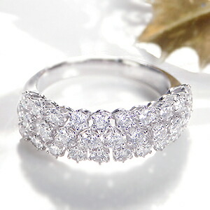 Pt900　プラチナ　指輪　リング　ダイヤ　総1ct　アクセサリー　レディース Pt900 0.78ct プラチナ ダイヤモンド リング 送料無料 ダイヤ ダイア