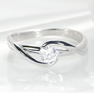 pt900 一粒ダイヤモンド リング【0.20ct】 指輪 一粒ダイヤモンド リング ダイアリング ダイヤ リング ウエーブ 人気 おしゃれ 送料無料 刻印無料 品質保証書 代引手数料無料 ギフト