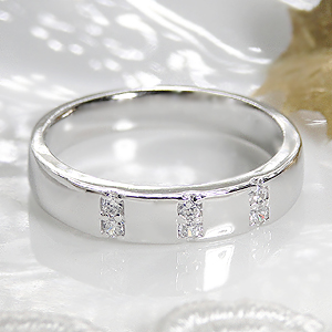 楽天市場】pt900【0.20ct】ダイヤモンド ドット リング 【送料無料