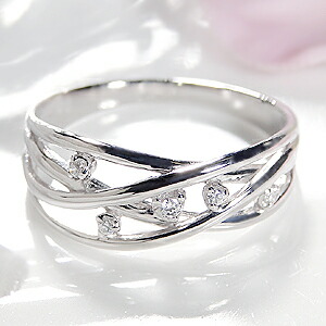 楽天市場】pt900【0.20ct】ダイヤモンド ドット リング 【送料無料