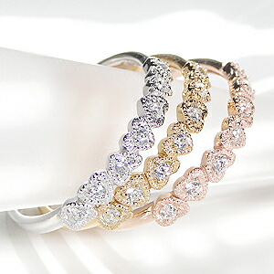 楽天市場】pt900【0.25ct】ダイヤモンド フラワー エタニティリング